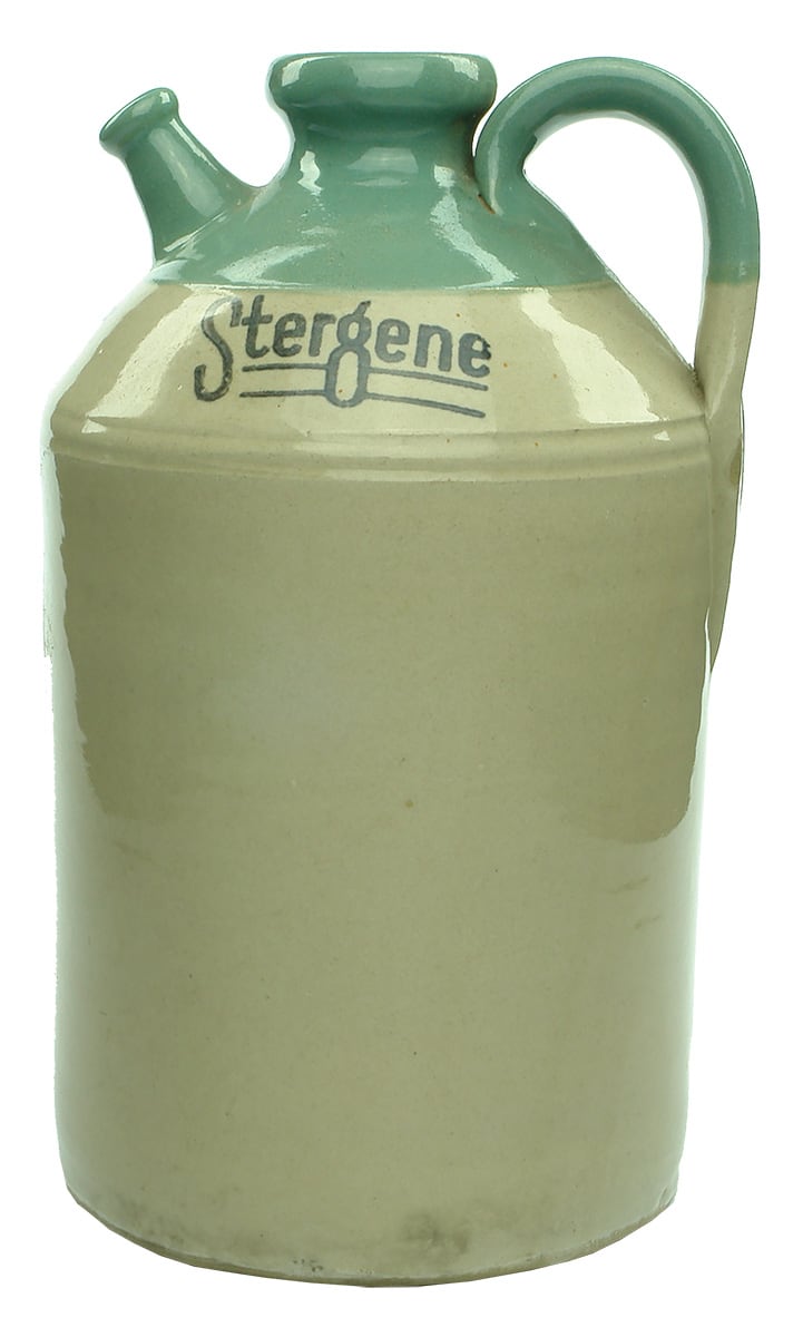 Stergene Green Top Stoneware Demijohn