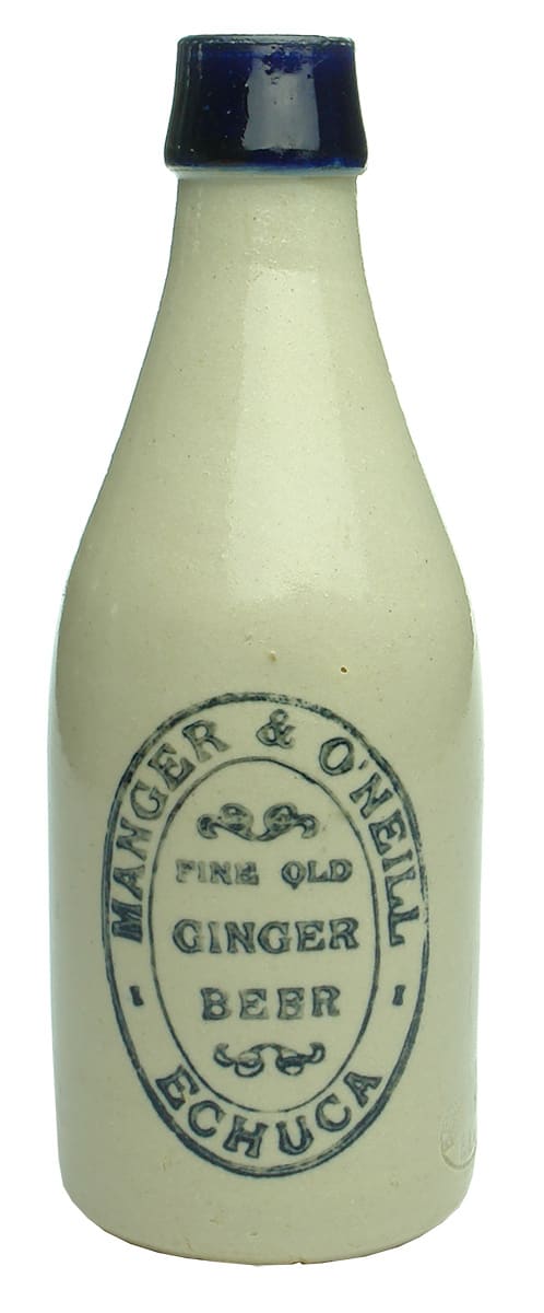 Manger O'Neill Fine Old Ginger Beer Echuca Bottle