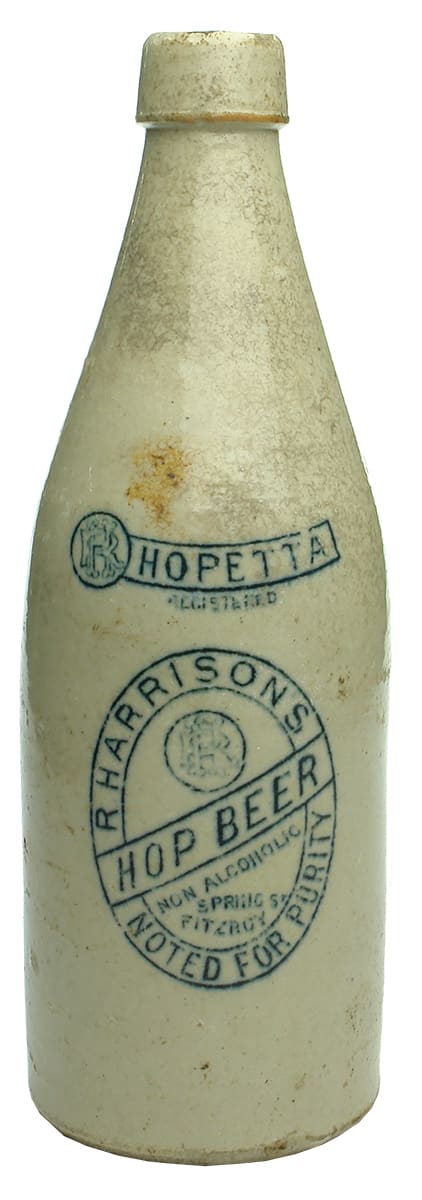 Harrisons Hopetta Fitzroy Stone Ginger Beer Bottle
