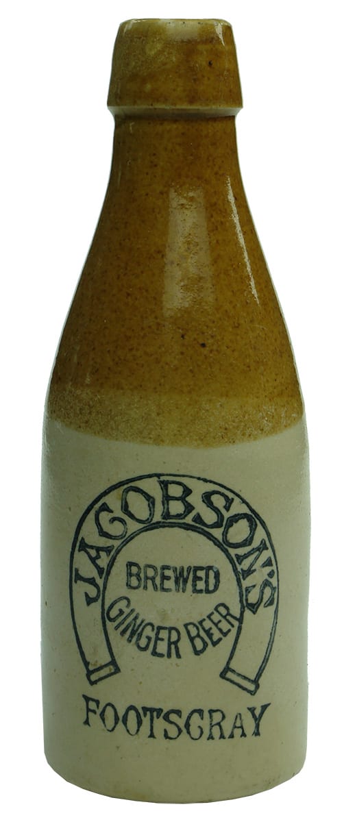 Jacobson's Brewed Ginger Beer Footscray Bottle