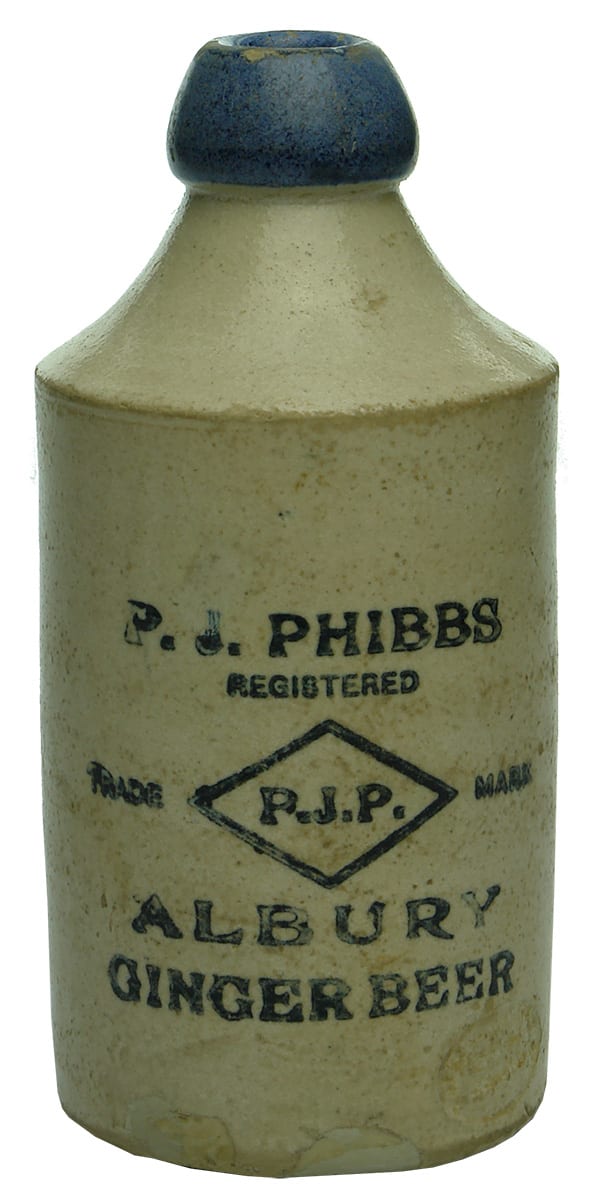 Phibbs Albury Stoneware Ginger Beer Bottle