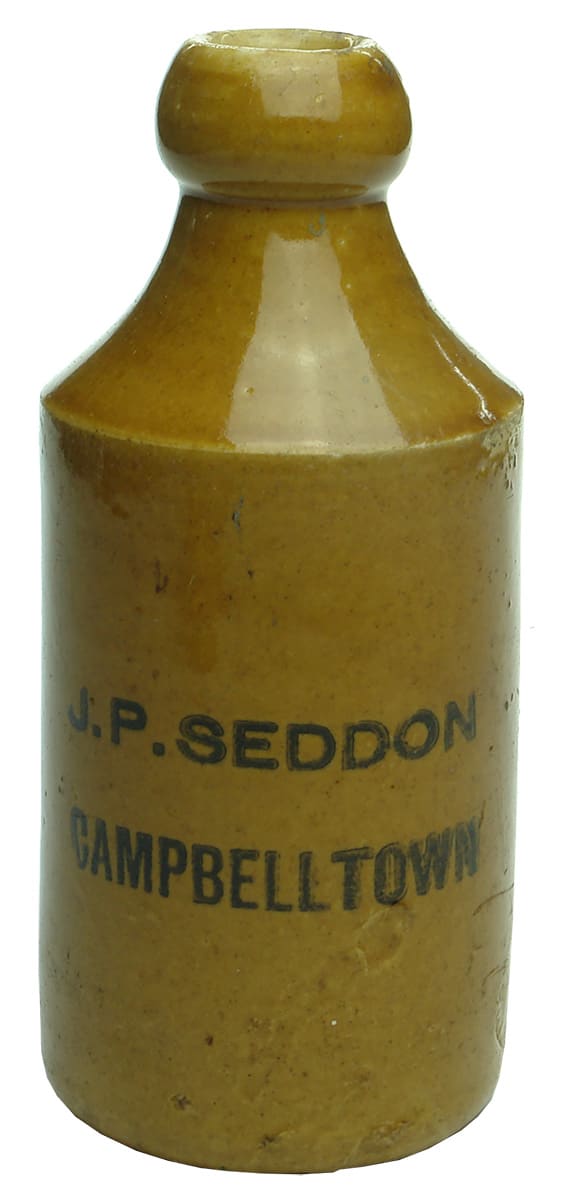 Seddon Campbelltown Stoneware Ginger Beer Bottle