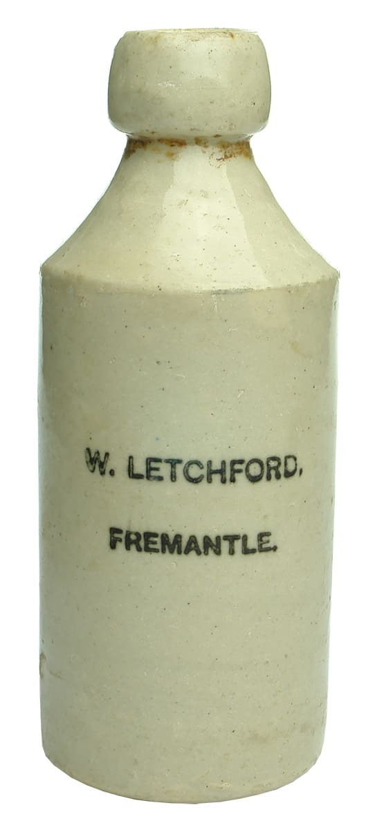 Letchford Fremantle Stoneware Ginger Beer Bottle