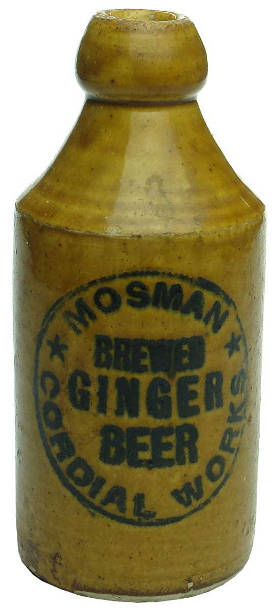 Mosman Cordial Works Brewed Ginger Beer Bottle