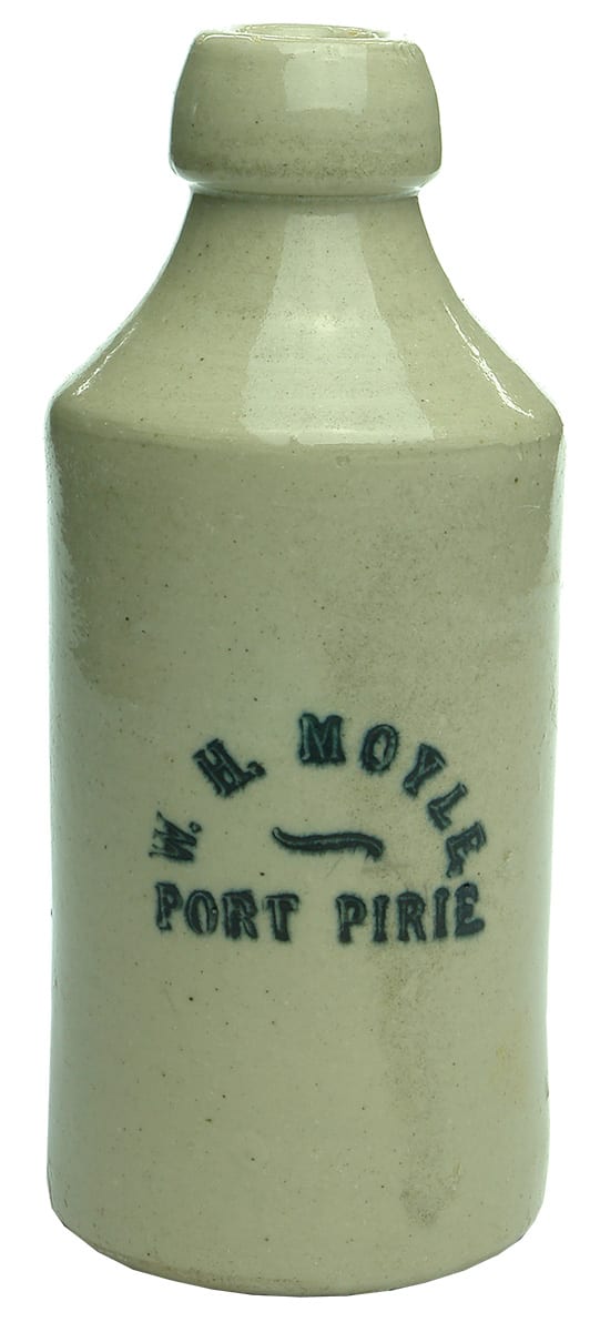 Moyle Port Pirie Stoneware Ginger Beer Bottle