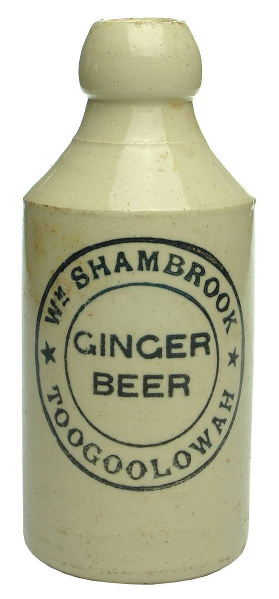 Shambrook Ginger Beer Toogoolowah Stone Bottle