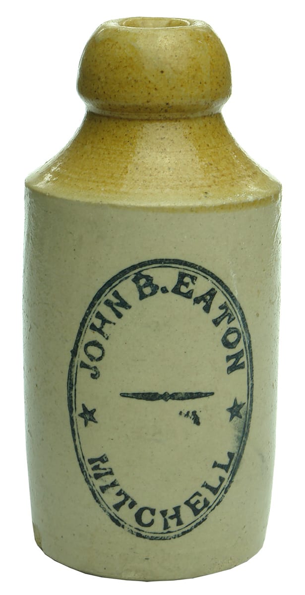 John Eaton Mitchell Stoneware Ginger Beer Bottle