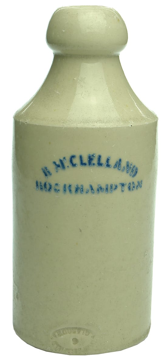 McClelland Rockhampton Stoneware Ginger Beer Bottle