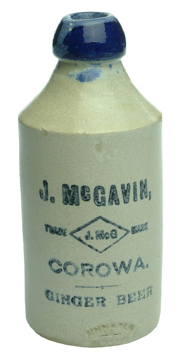 McGavin Corowa Stoneware Ginger Beer Bottle