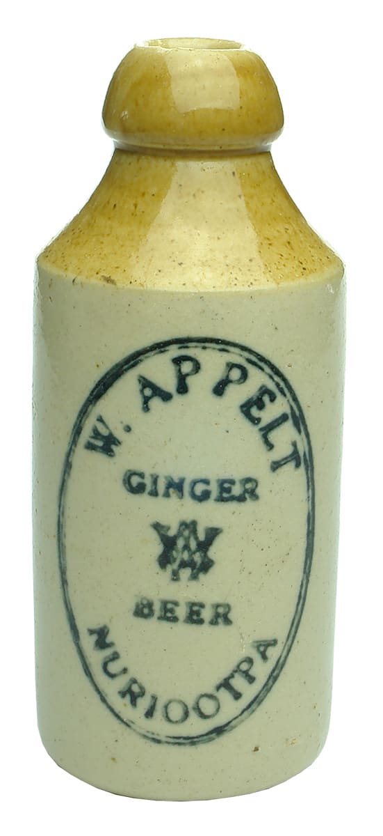 Appelt Nuriootpa GInger Beer Bottle