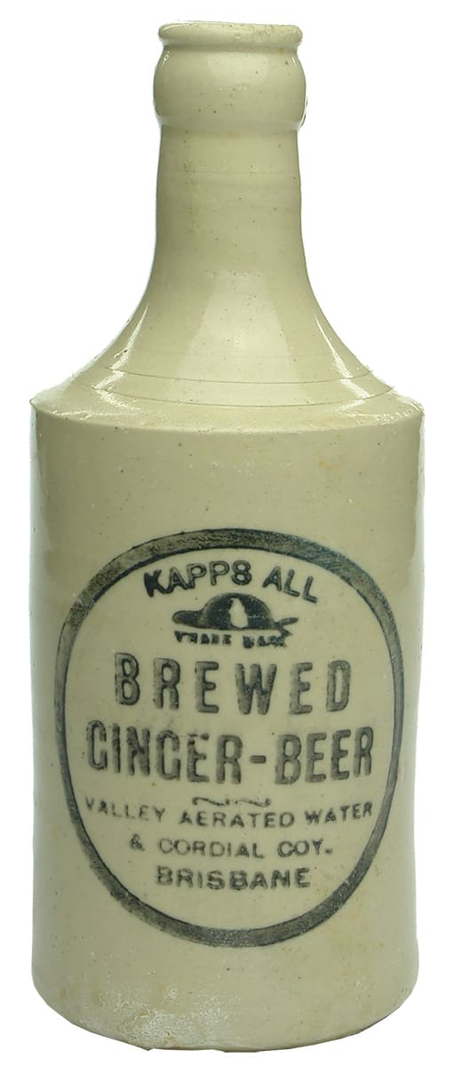 Kapps All Brewed Ginger Beer Brisbane Bottle