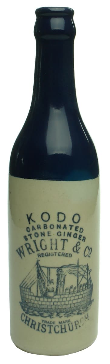 Kodo Wright Christchurch Stone GInger Beer Bottle