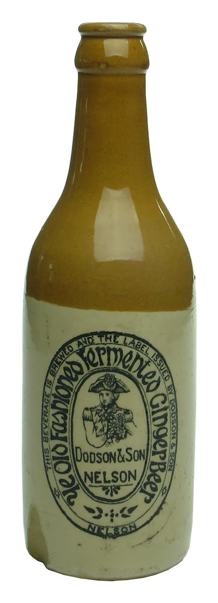 Dodson Nelson Stoneware Ginger Beer Bottle