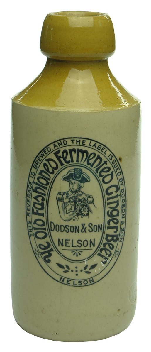 Dodson Lord Nelson Inernal Thread Ginger Beer Bottle