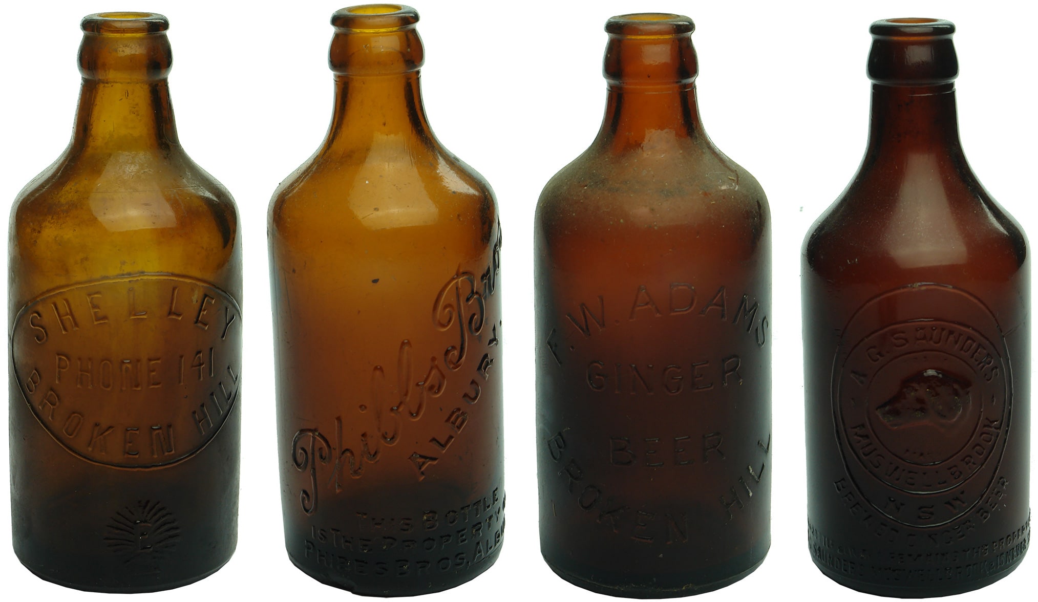 Antique Ginger Beer Bottles