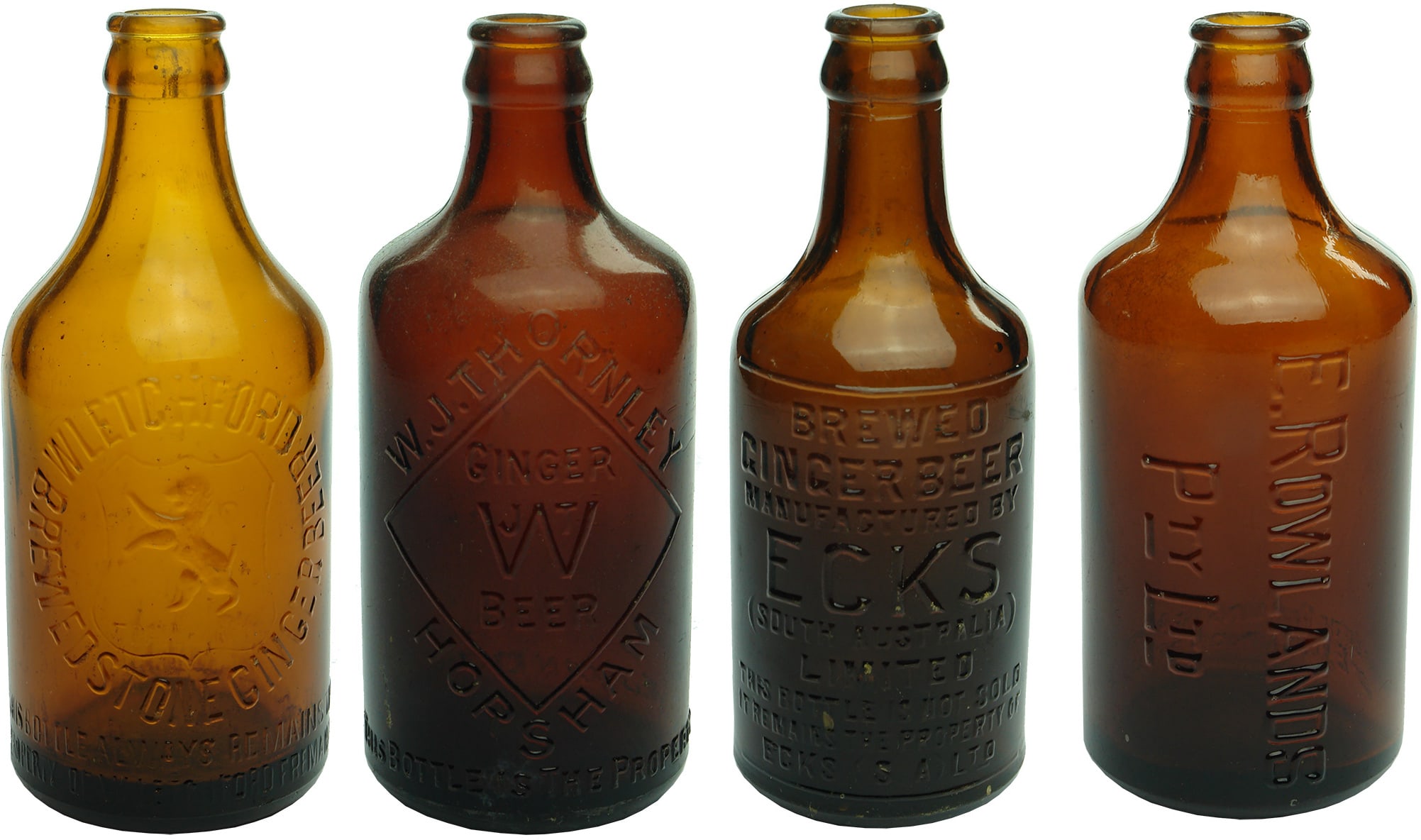 Antique Ginger Beer Bottles