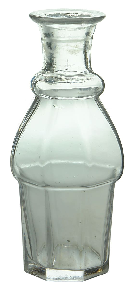 Flint Glass Fancy Bottle