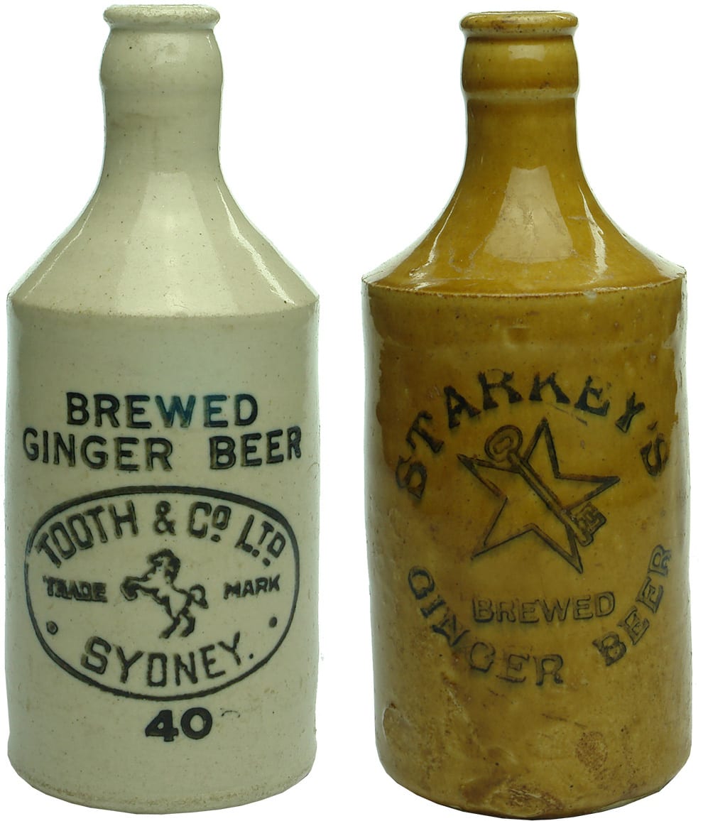 Antique Ginger Beer Bottles