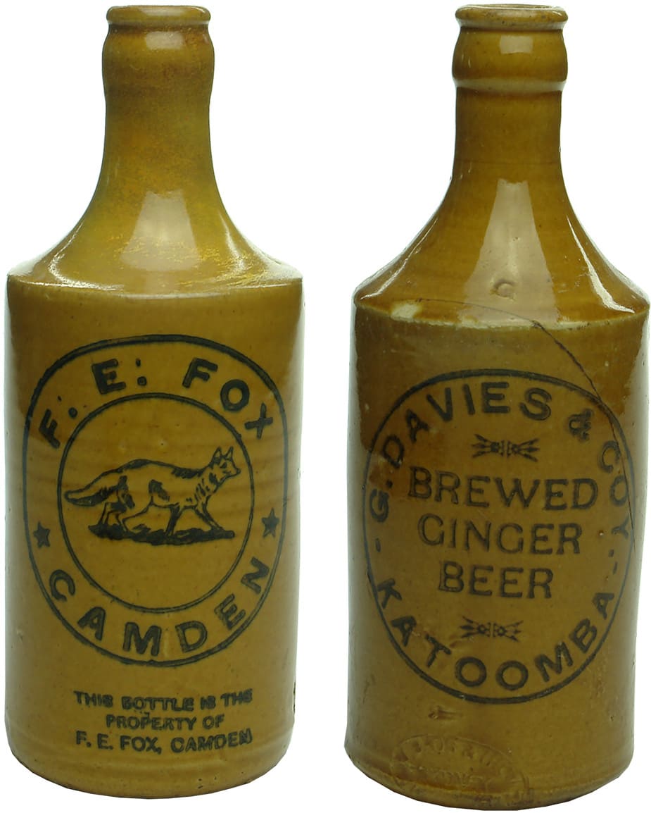 Antique Ginger Beer Bottles