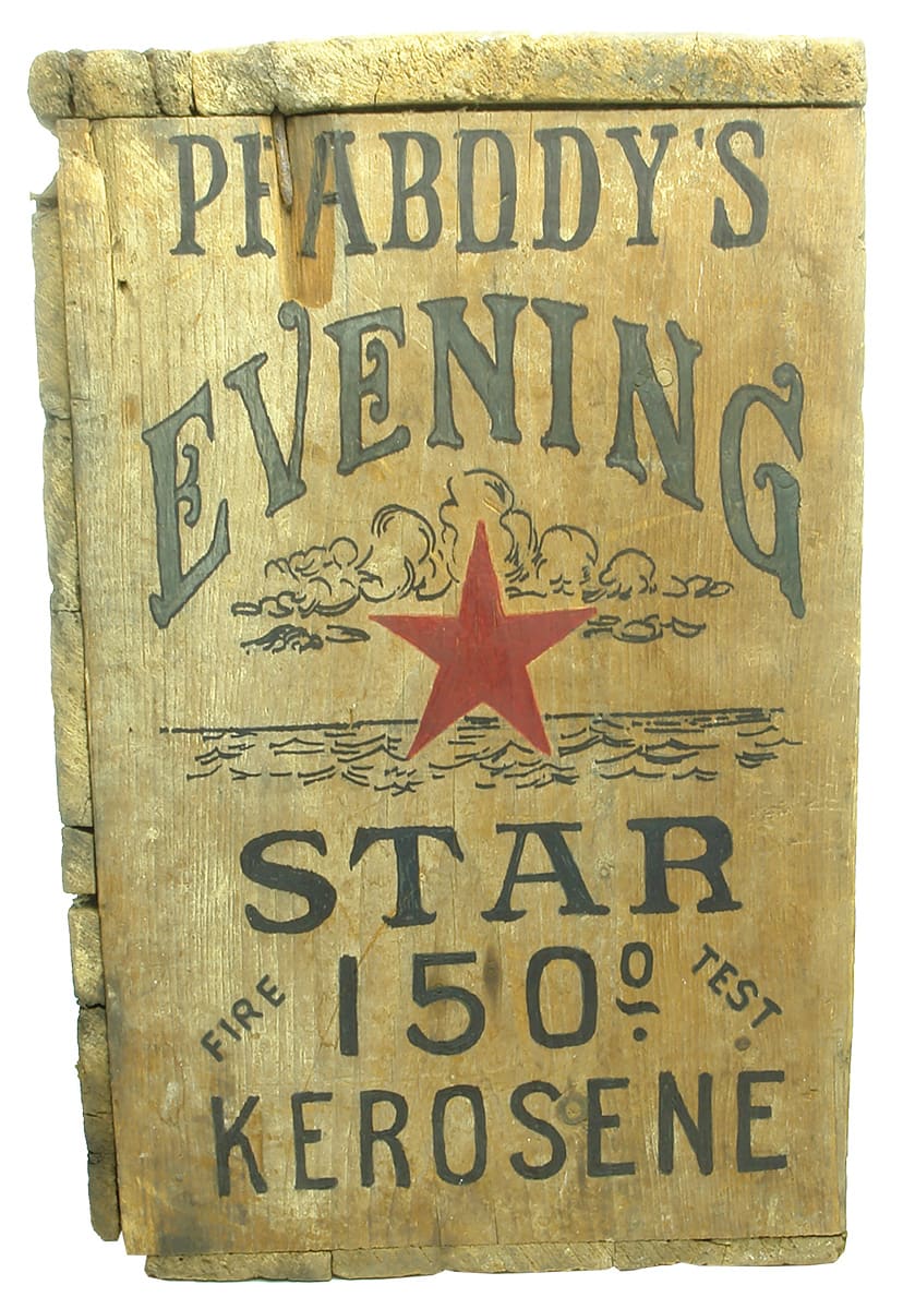 Evening Star Peabody's Kerosene Box