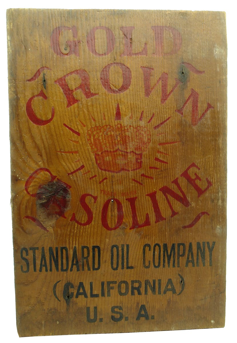 Gold Crown Gasoline Standard Oil Box