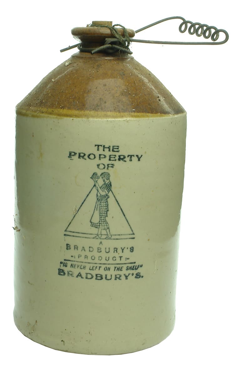 Bradbury Tasmania Stoneware Demijohn Jar