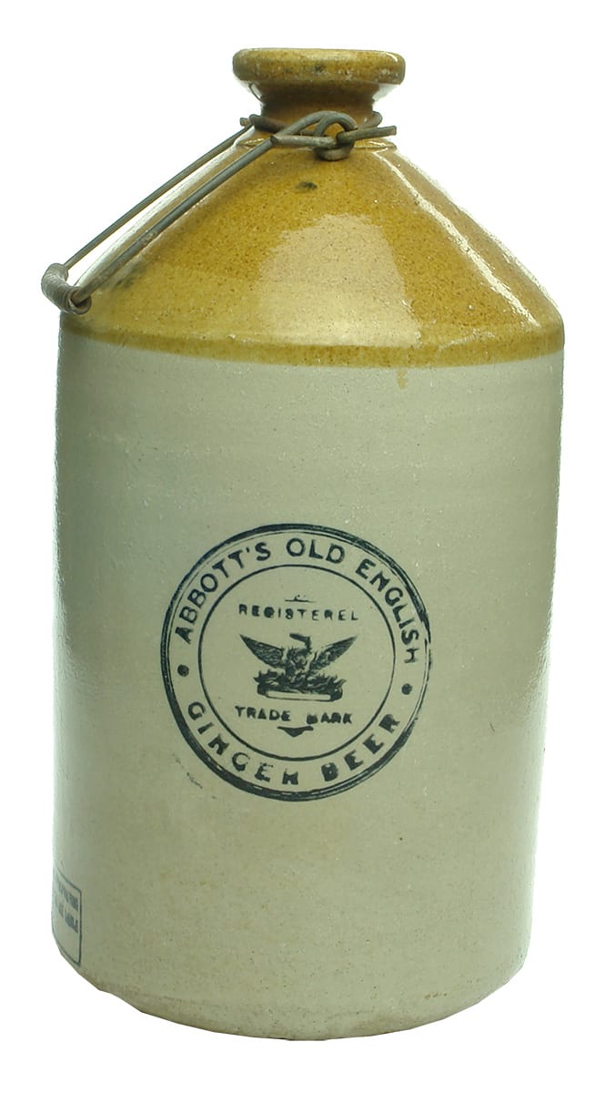 Abbotts Celebrated Ginger Beer Tasmania Stone Demijohn