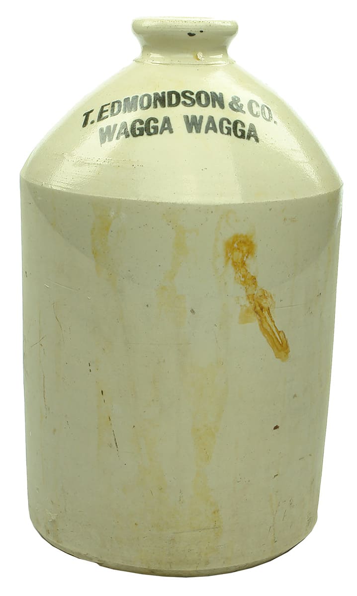 Edmondson Wagga Wagga Stoneware Demijohn