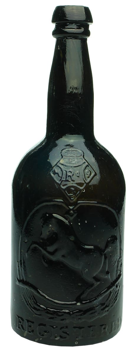 Black Horse Ale Tooth Antique Bottle Whisky