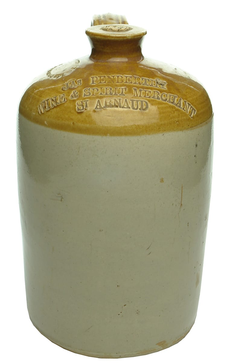 Penberthy St Arnaud Bendigo Pottery Stone Jar