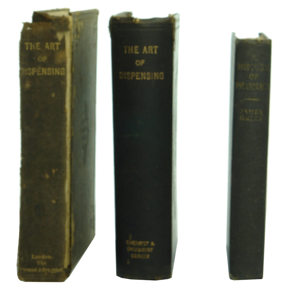 Antique Medical Pharmacy Books