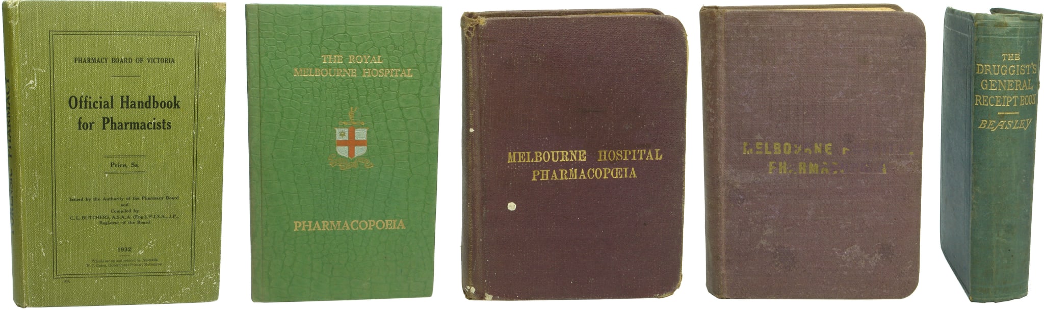 Antique Medical Pharmacy Books