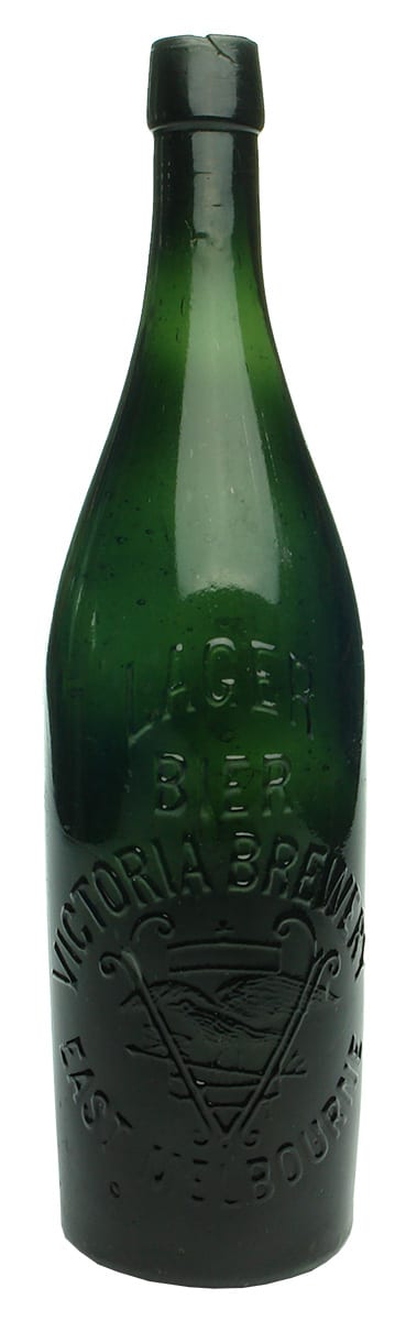 Victoria Brewery Lager Bier Antique Bottle