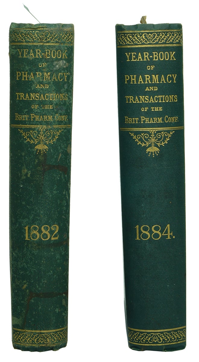 British Pharmaceutical Conference Antique Books