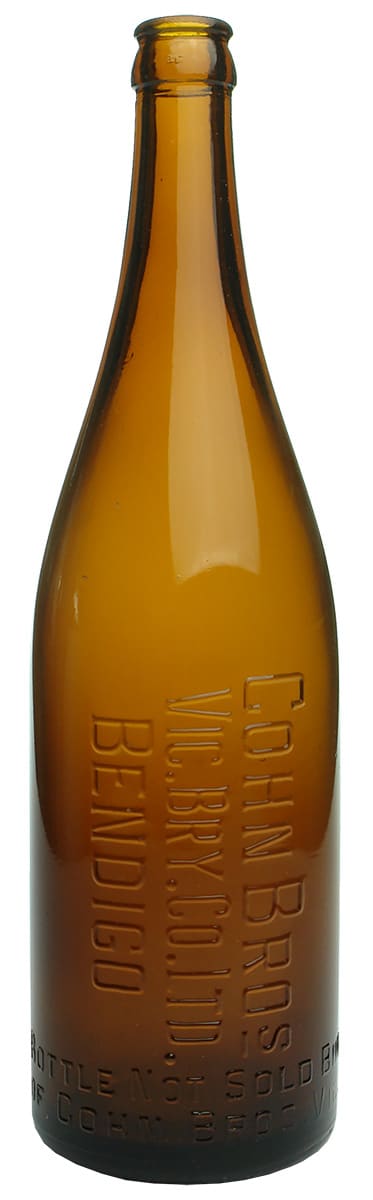 Cohn Bros Bendigo Vintage Crown Seal Beer Bottle