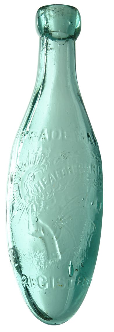 Thos Trood Melbourne Antique Torpedo Soda Bottle
