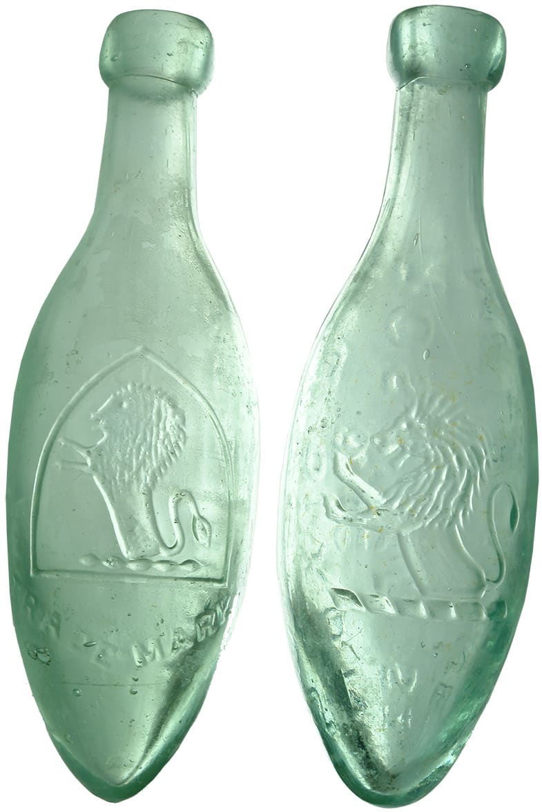 Antique Torpedo Soda Soft Drink Bottles