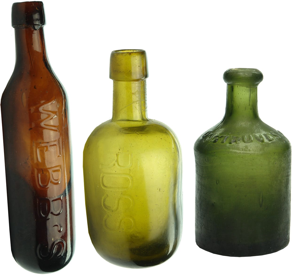 Antique Soft Drink Bottles