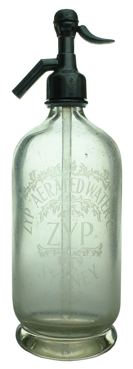 Zyp Aerated Water Sydney Vintage Soda Syphon