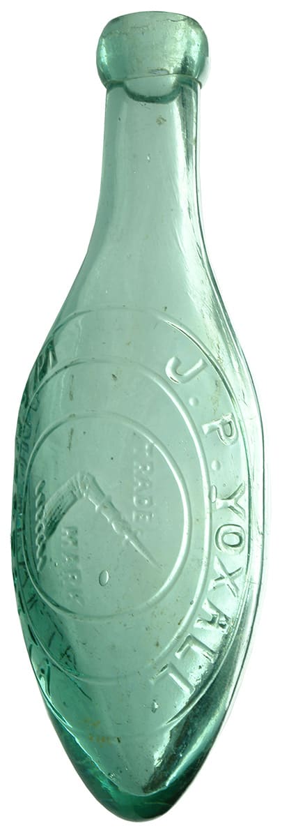 Yoxall Wangaratta Antique torpedo Soda Bottle