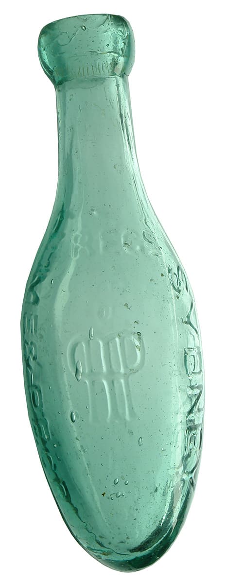 Hume Pegrum Sydney Mineral Waters Antique Torpedo Bottle