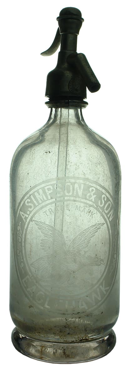 Simpson Eaglehawk Antique Soda Syphon