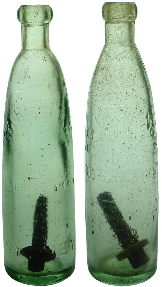 Patent Stick Stoppered Antique Bottles