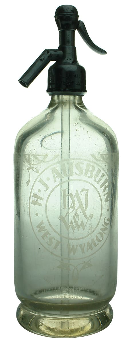 Ausburn West Wyalong Vintage Soda Syphon