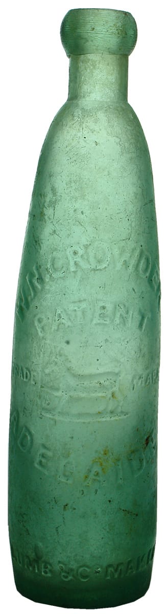 Crowder Patent Adelaide Stick Patent Bottle