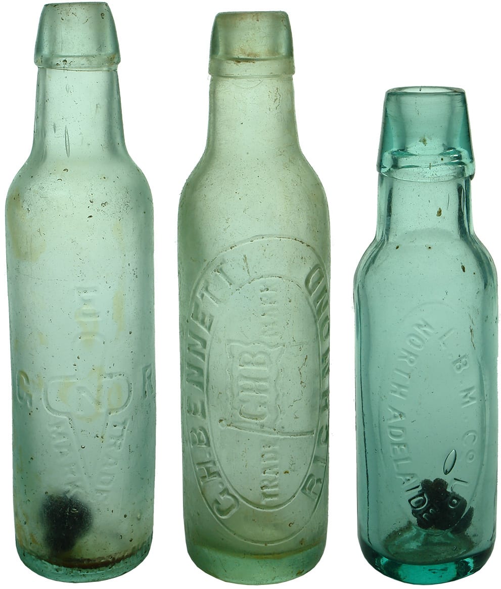 Antique Lamont Soft Drink Bottles