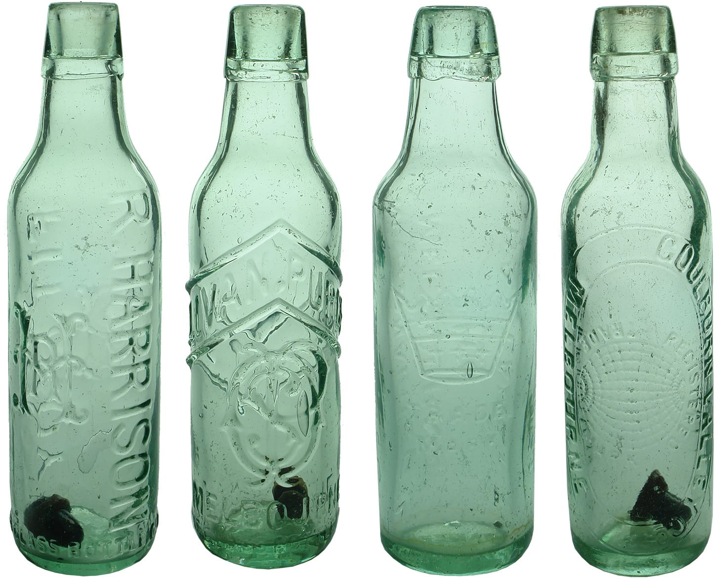 Antique Lamont Soft Drink Bottles