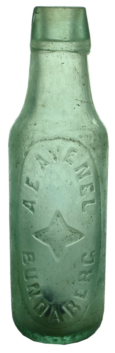 Avenel Bundaberg Lamonts Patent Antique Bottle
