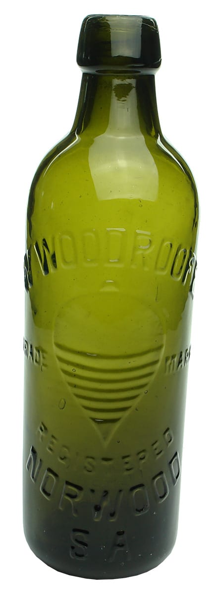 Woodroofe Norwood Spinning Top Antique Soft Drink Bottle
