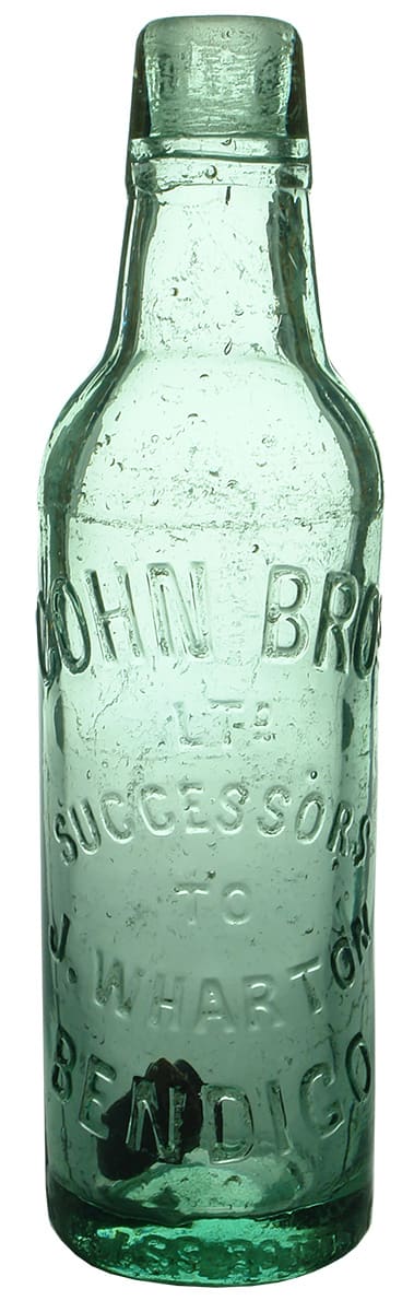 Cohn Bros Wharton Bendigo Lamont Antique Bottle